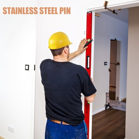 OATIPHO Stainless Steel Boxed Flush Bolt Black for Home Security Easy Install 1Set