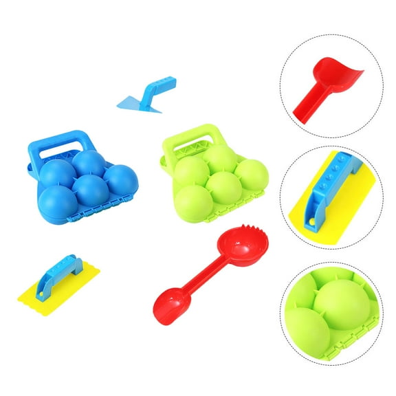 MUSEYA 1 Set Winter Snow Tools Snow Fight Toys Plastic Grip Comfortable Beach Games Activities