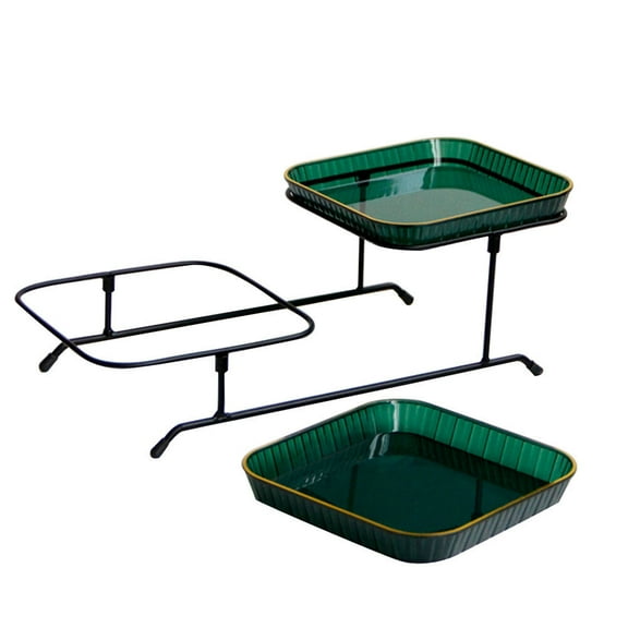 OATIPHO 1 Set of Cupcake Dessert Candy Holder Green Iron for Leisure Time