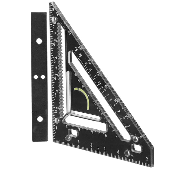 OATIPHO 1Set Professional Carpenter re Ruler for Accurate Angle Measuring