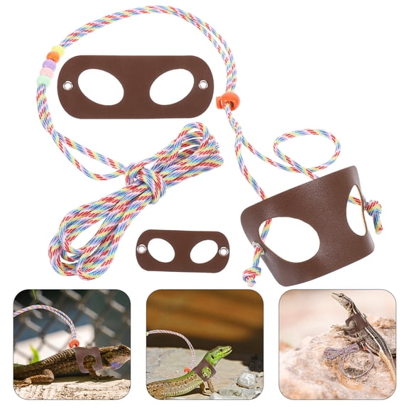 MUSEYA 1 Set of Small Animal Leashes Bearded Dragon Harness Leash Easy to Clean