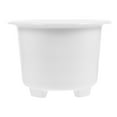 thumbnail image 1 of OATIPHO 1Set Double Layer Plastic Flower Planter White for Home Use and Orchid Plant Container, 1 of 8