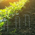 thumbnail image 1 of MUSEYA 10 Pcs Durable U Shaped Ground Stakes Metal for Outdoor Adventure Camping, 1 of 8