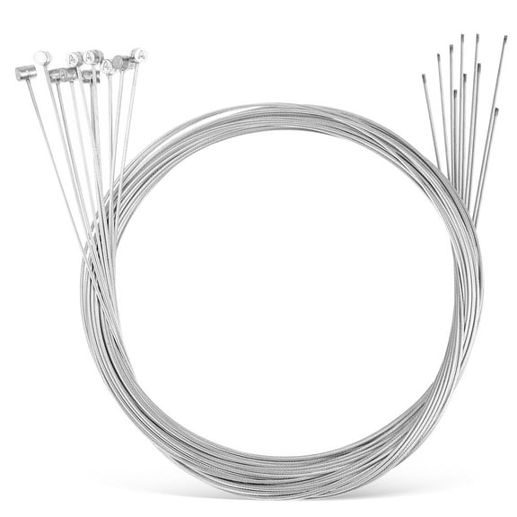 OATIPHO Bike Shifter Shifter Cable Silver 10Pcs