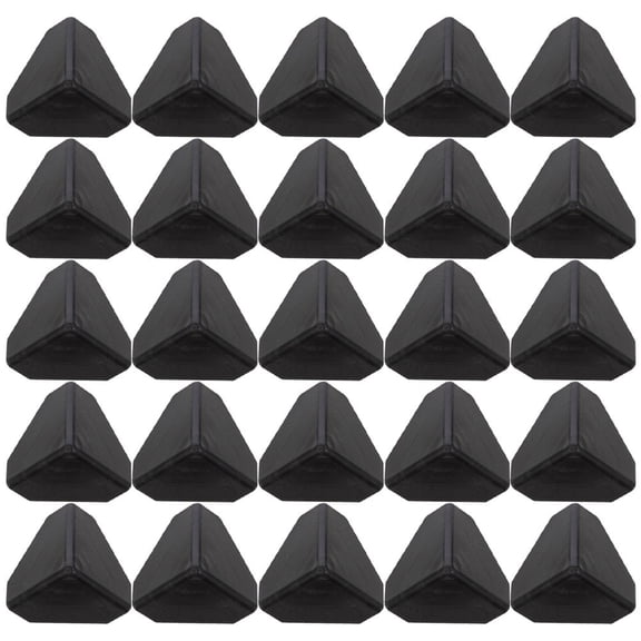OATIPHO 100Pcs Plastic Corner Guards for Furniture Packaging and Carton Shipping Black