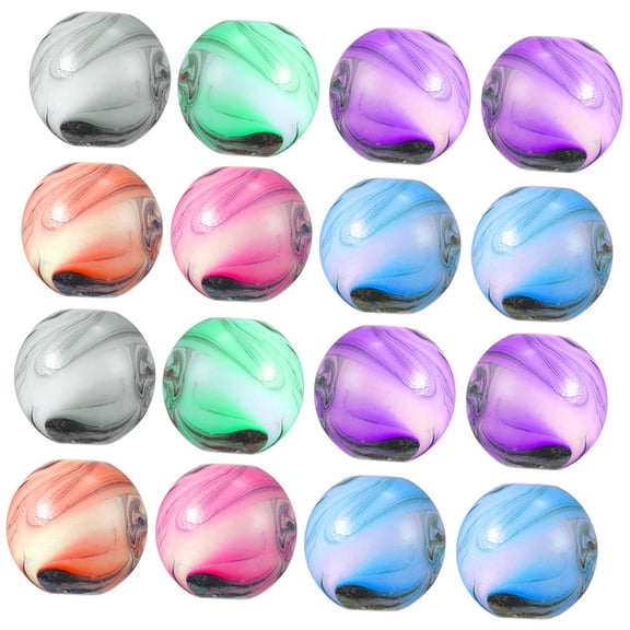 MUSEYA 100Pcs Handmade Loose Spacer Beads Resin Beads for Craft Projects for