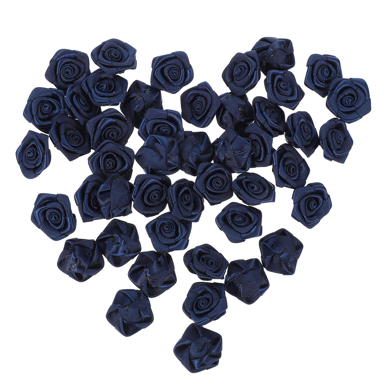 MUSEYA 100Pcs Realistic Flower Modeling Polyester for Wedding and Craft ...