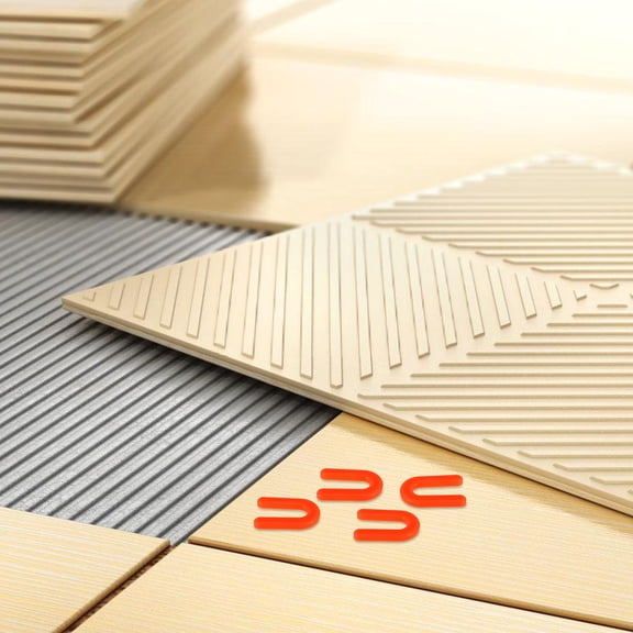 MUSEYA 100Pcs Tile Spacers U Shape For Leveling And Stabilizing Tiles