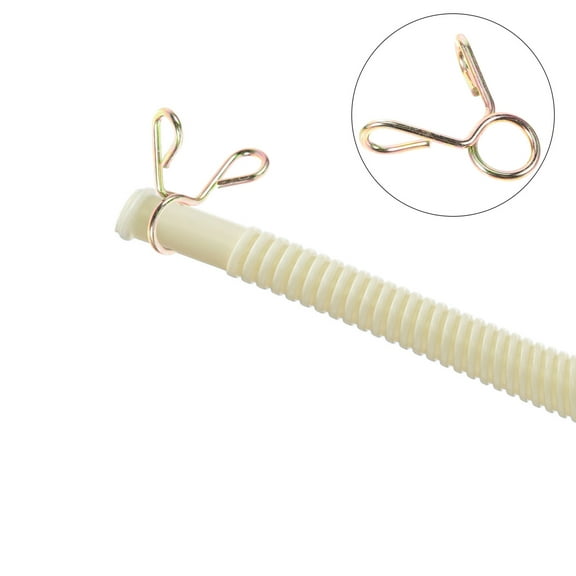 OATIPHO Fastener Pipe Clamp Hose Clips Golden Galvanized Steel 100Pcs