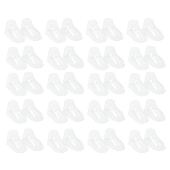 MUSEYA 100pcs Baby Feet Molds PVC Simple Appearance Maintain Shape For Families
