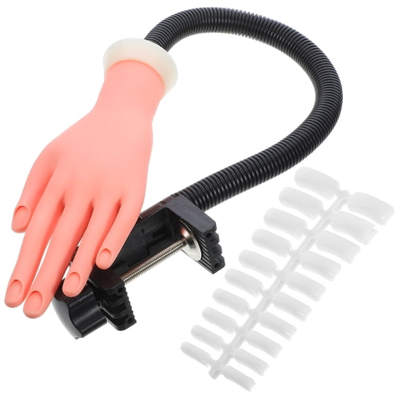 MUSEYA 100pcs Fake Nails for Nail Art Practice with Assorted Color Plastic Material