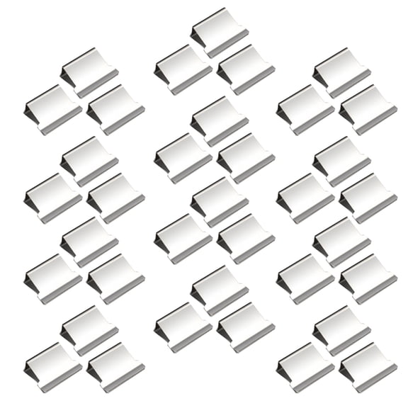 OATIPHO 100Pcs Metal Paper Clip Clamps Plated Silver with Versatile Design for Office Papers