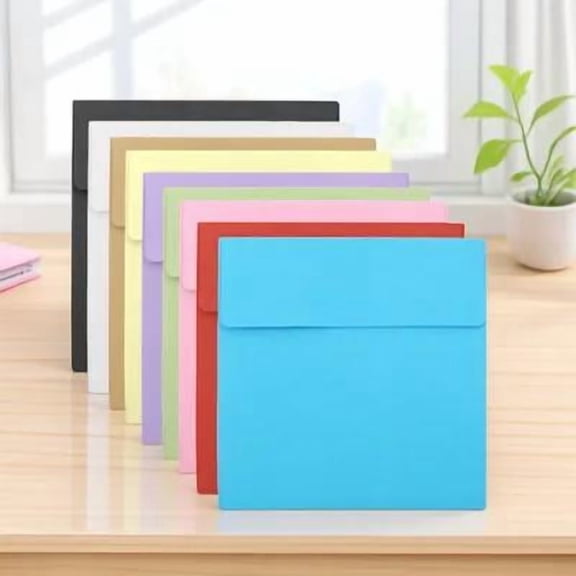 OATIPHO Assorted Color Kraft Paper Envelopes for Party Invitations and Greeting Cards