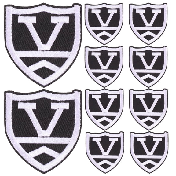 OATIPHO 10Pcs Large Badge Patches for Clothes Jackets and Backpacks Sew on Applique