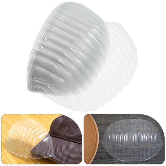 OATIPHO 10Pcs Portable Transparent Cap Support Insert for Baseball Hats Suitable for Travel Use