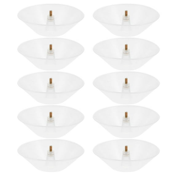 OATIPHO 10Pcs Range Hood Grease Cup Transparent Reusable Oil Collector for Restaurant Use