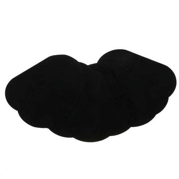 MUSEYA 10Pcs Black Iron on Cloth Patches for Jeans Elbow and Knee Repair