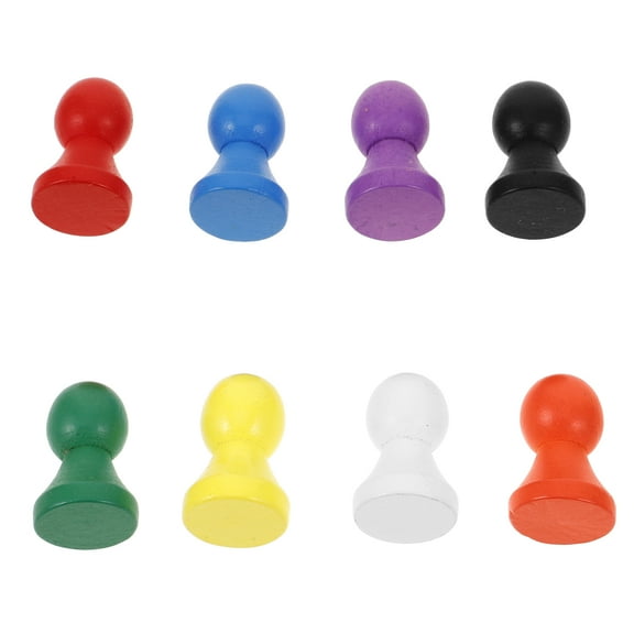 OATIPHO Versatile Wood Game Pieces Assorted Color for Playing