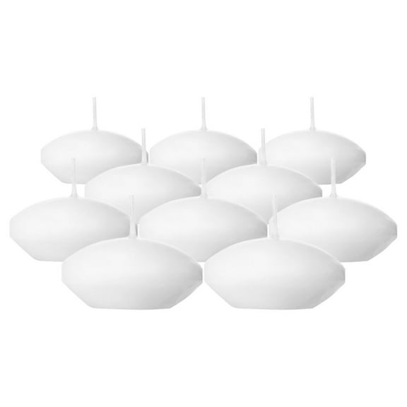 OATIPHO 10pcs Floating Candles for Centerpieces White Dripless Illumination for Events