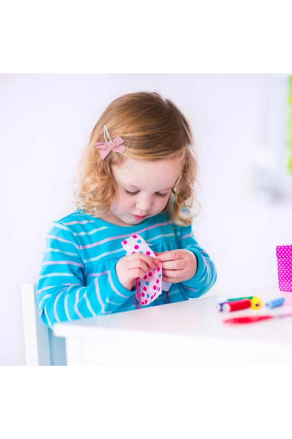 10pcs Metal Snap Barrettes Iron Silver with Fix Accessories for DIY Enthusiasts