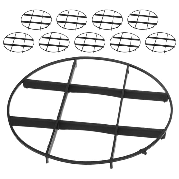 OATIPHO 10Pcs Plant Riser Black Pot Elevators for Outdoor Flower Pot Feet Holder