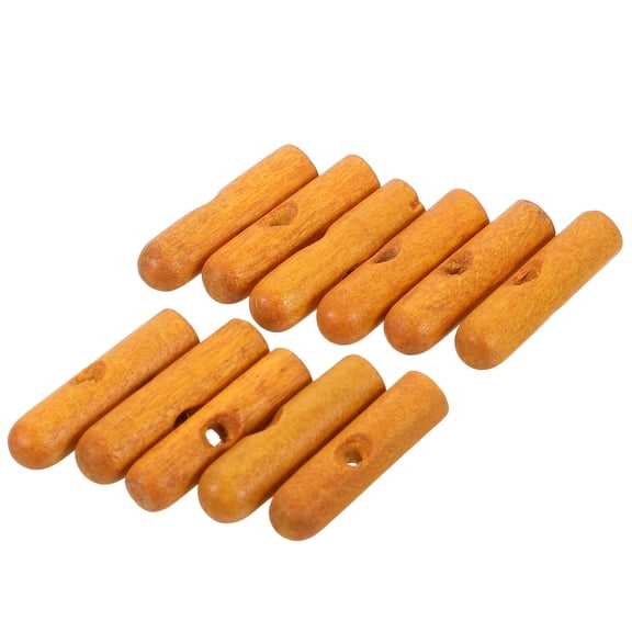 MUSEYA 10pcs Umbrella Repair Kit Wooden Umbrella Tail Beads Outdoor Use