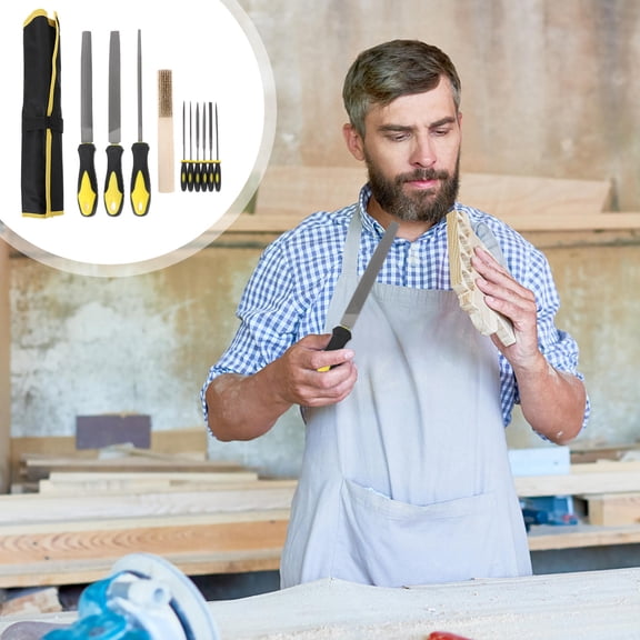 OATIPHO Deburring File Set Steel Polishing Tool Set for Metal 10pcs/set