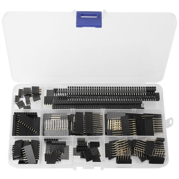 OATIPHO 122Pcs Ic Sockets Adapter Kit Dual Row and Single Row Black for Computer Circuits