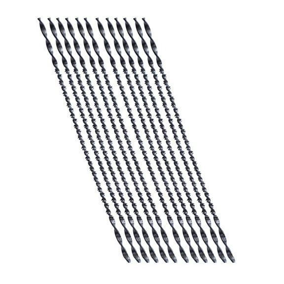 OATIPHO 12pcs U-shape Spiral Blades Resists Loading Black 45 Steel for Craftsmen