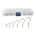 thumbnail image 1 of MUSEYA 150Pcs Metal Screw Hooks Hanging Nickel Plating for Indoor Use Towel, 1 of 8