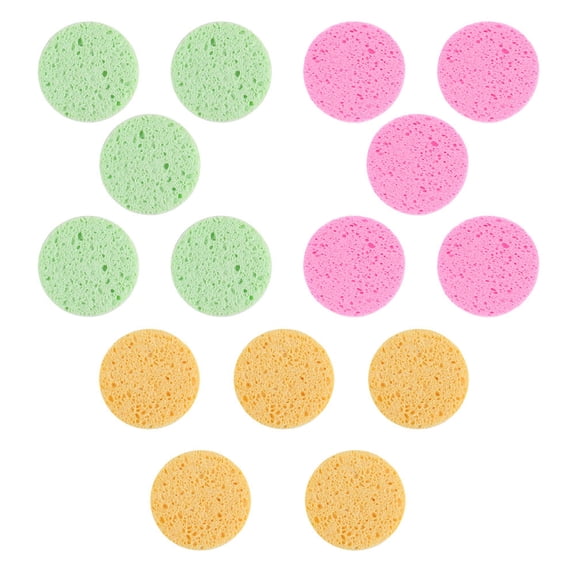 OATIPHO 15Pcs Makeup Applicator Pads Assorted Color Face Cleaning Supply for Women