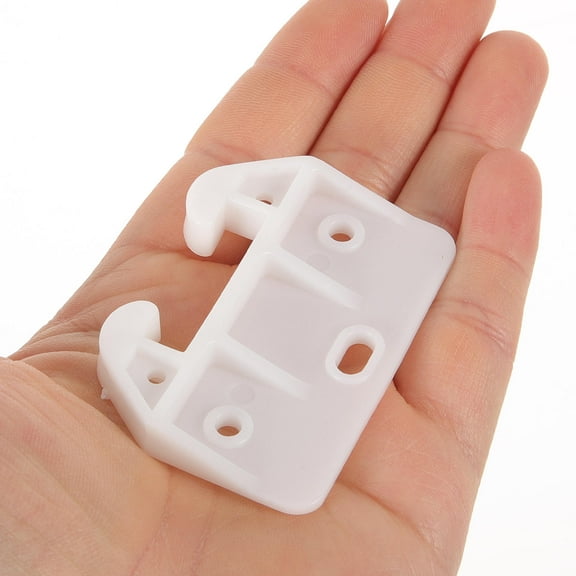 MUSEYA 15pcs Drawer Bumper Drawer Bottom Repair Kit Plastic White DIY Enthusiasts