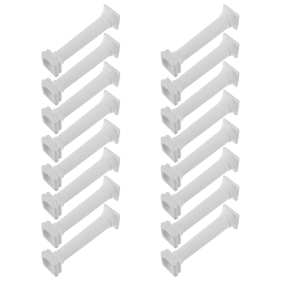 MUSEYA 16Set Greek Column Table Decor White Plastic Column Figurine Base for Hobbyists Projects