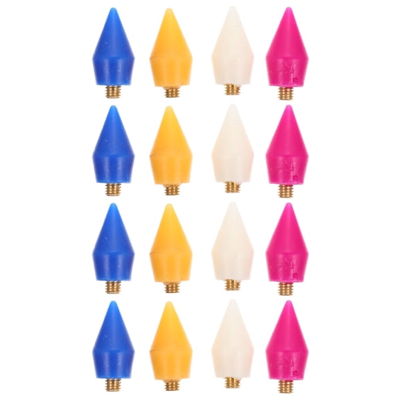 MUSEYA 16pcs Rhinestones Picker Heads Replaceable Wax Pencil Tips For Nail Art For Diy Manicure And Painting
