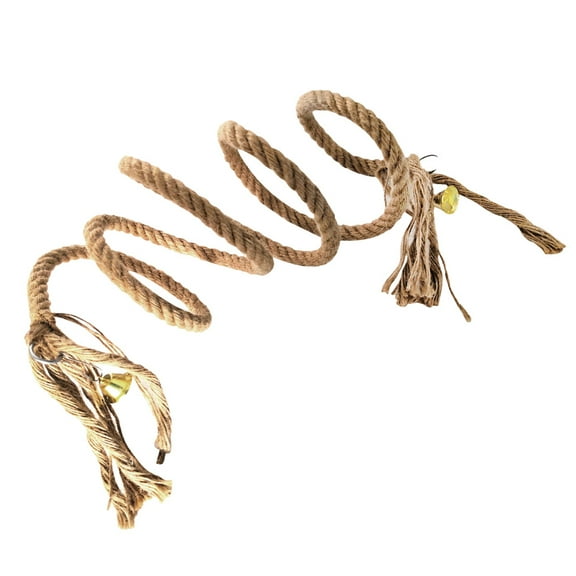 MUSEYA 1PC Hemp Parrot Climbing Rope for Pet Bird Supplies and Climbing Activity 39.3x1.57x1.57in