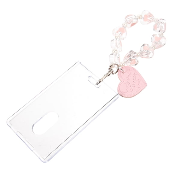 OATIPHO Small Acrylic Photocard Holder Keychain Reusable Transparent Card Sleeve for Ids and Bank Cards