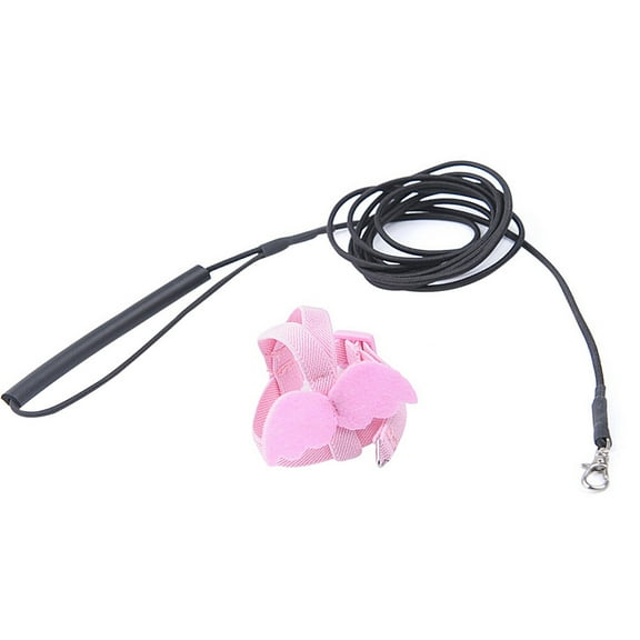 MUSEYA 1Pack Bird Supplies Adjustable Lightweight Pink for Pet Birds Outdoor Activities