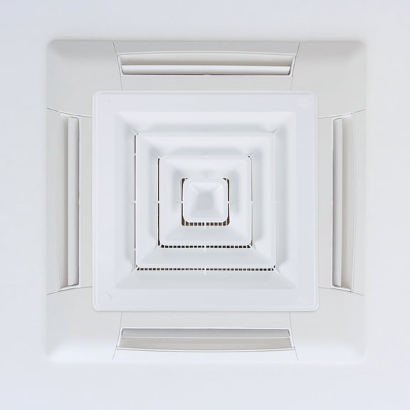 MUSEYA 1Pack Ceiling Vent Register for House Vent Covers White ABS Plastic with Compact Design
