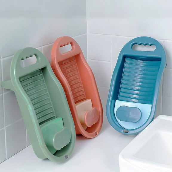 OATIPHO 1Pcs Pink Washboard for Clothes Washing Board