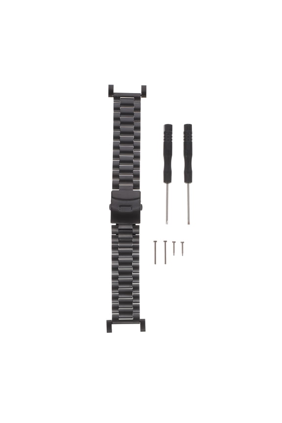 Replacement Watch Strap Black Stainless Steel Stylish Comfortable Band for Watch Upgrade