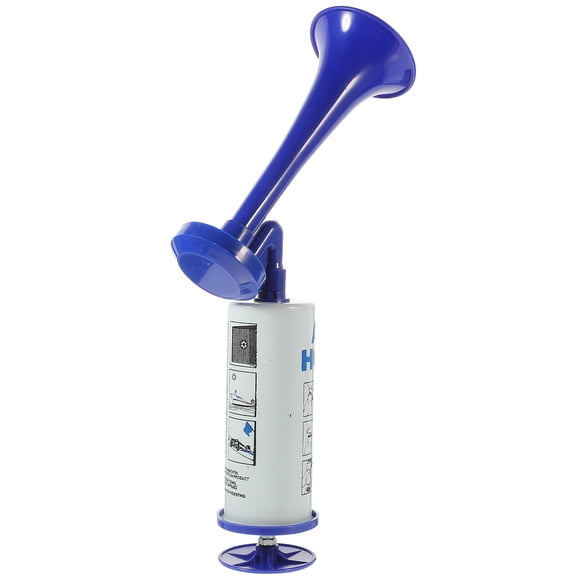 MUSEYA 1Pack Stadium Horn Noise Maker Blue ABS Warning Sound Cheering Concerts Live Performances