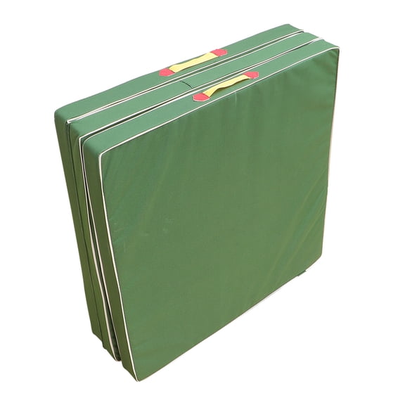 OATIPHO 3-Fold Yoga Mat Green Oxford Cloth Durable Floor Mat for 1Pc