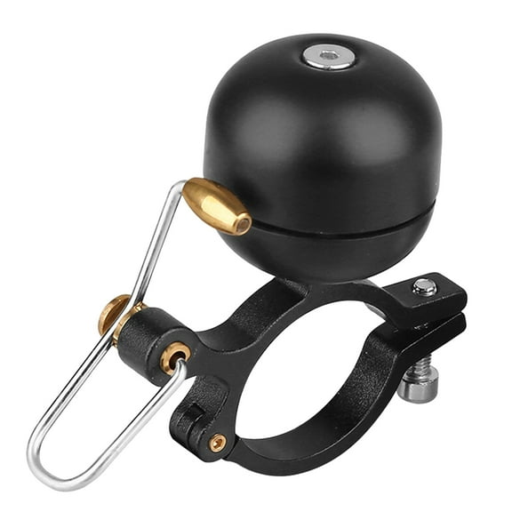 OATIPHO 1Pc Black Copper Bike Bell with Crisp Loud Sound Alloy Base for Safety Riding