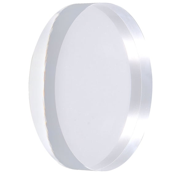 OATIPHO Sturdy Light Grey Acrylic Jewelry Display Stand and Cosmetics Storage Base for Home