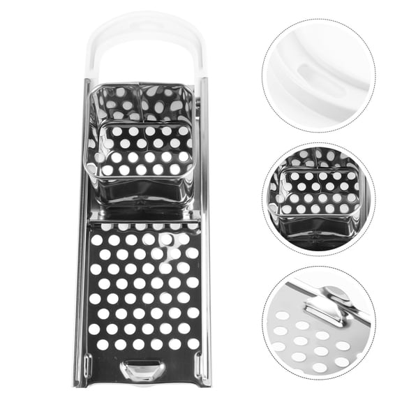 OATIPHO 1Pc Easy Operate Black Stainless Steel Noodle Maker Manual Machine for Kitchen Use