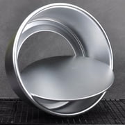 OATIPHO 1Pcs Easy Release Mousse Cake Dessert Bake Mold Nonstick Silver for Home Users