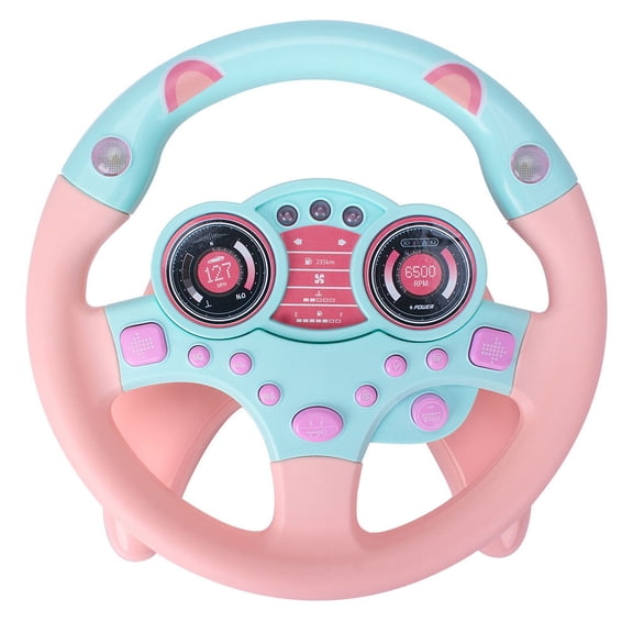 MUSEYA 1Pcs Steering Wheel Plaything Simulation Design for Kids Muscle Development Playtime