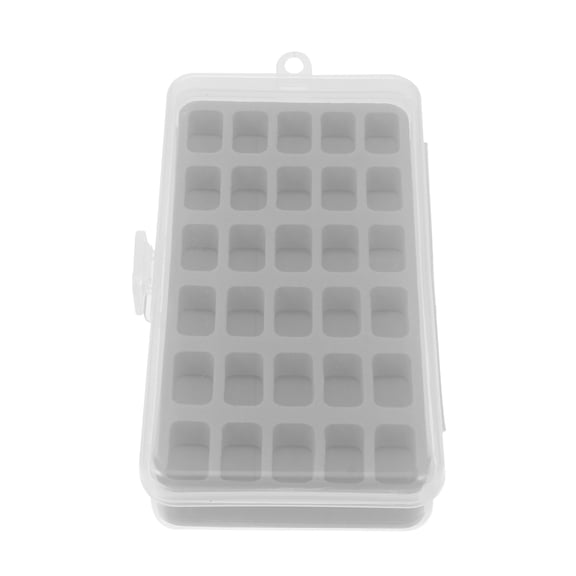 OATIPHO 1Pc Grey Sewing Bobbin Case Organizer Durable Plastic Bobbin Holder Storage Box for Home