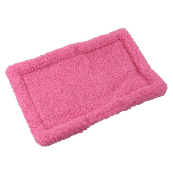 OATIPHO 1Pc Pink Small Pet Mat Warm Cushion Durable Sleep Pad for Hamsters in Winter