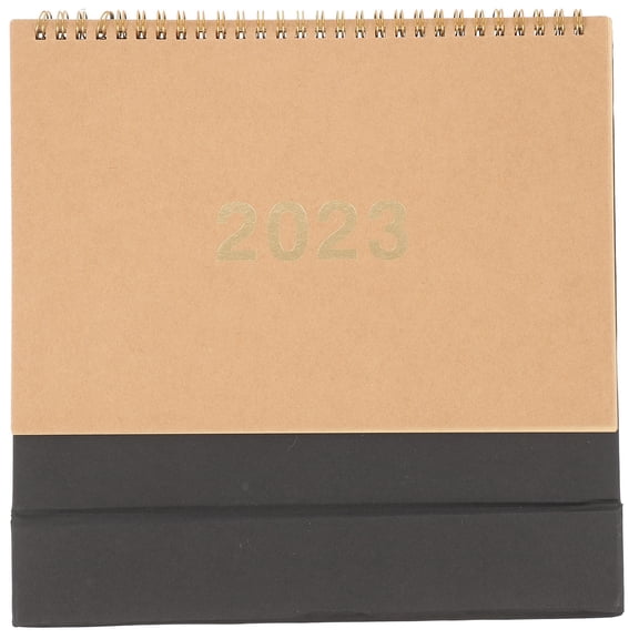 OATIPHO Office Desktop Calendar 2023 Light Yellow with Clear Dates and Festival Highlights